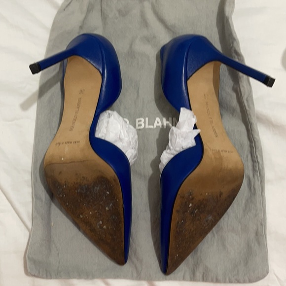 Manolo blahnik d orsay cobalt blue - Picture 6 of 6